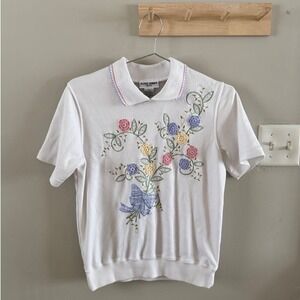 Alfred Dunner vintage embroidered top